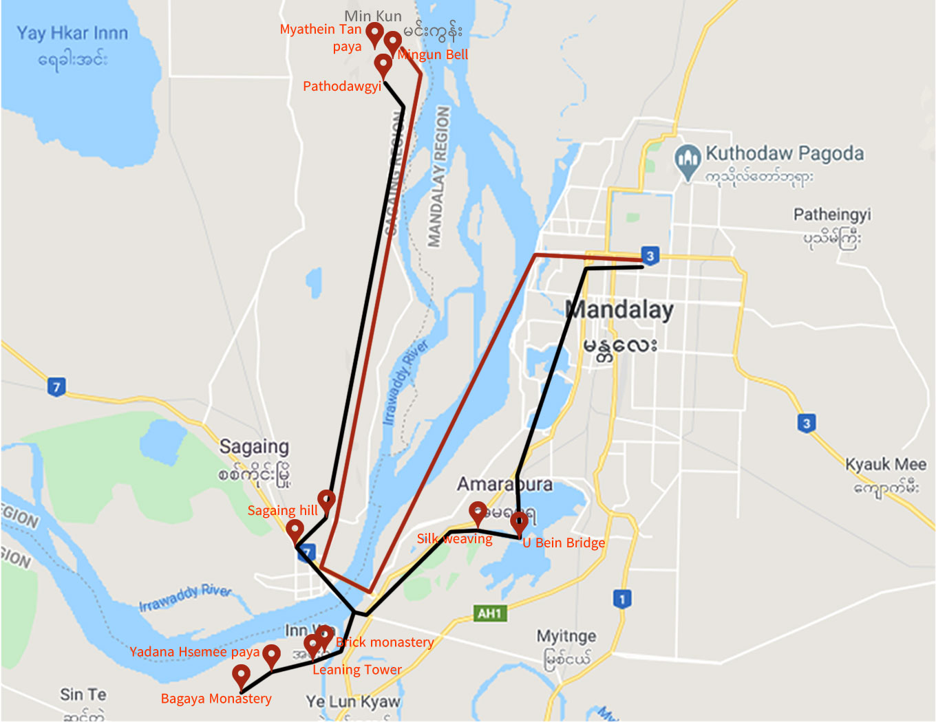 Ava-Sagaing-Amarapura-and-Mingun-tour