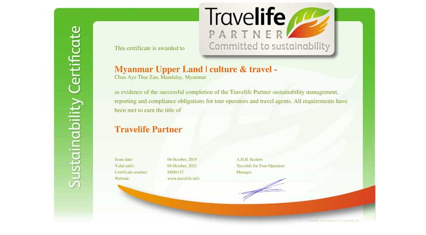 Travelife-Partner certificate