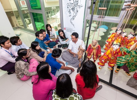 Lecturing Myanmar Marionette