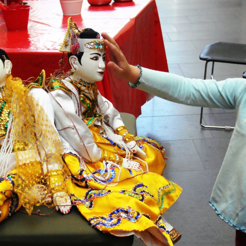 Marionettes with Tapestry Costume