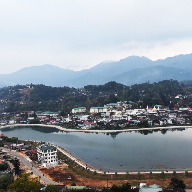 View of Mogok Lake