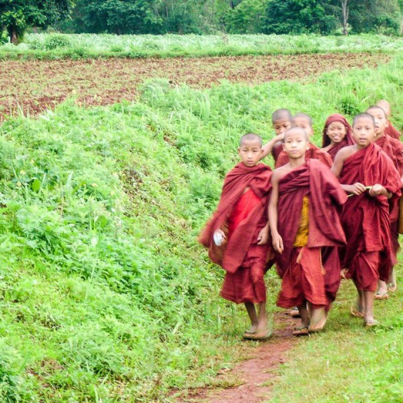 Trekking behind Kalaw