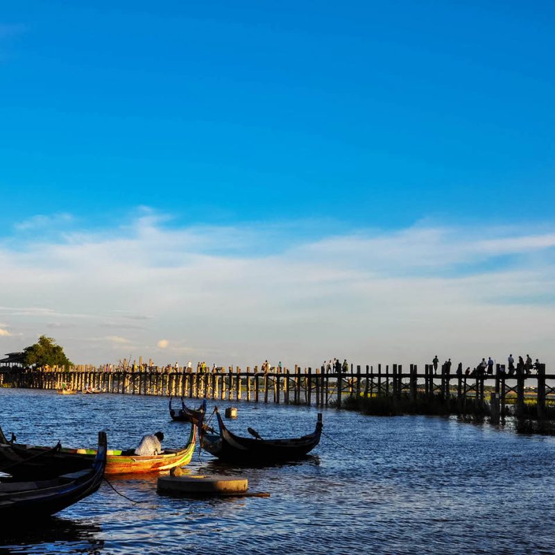 Sunset of U Bein Bridge