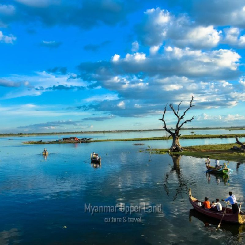 Scenery of U Bein Bridge